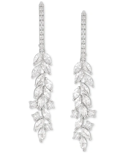 Grown With Love Lab Grown Diamond Marquise & Round Leverback Drop Earrings (2-1/2 Ct. T.w.) In 14k White Gold