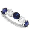 Grown With Love Lab Grown Emerald (1-1/3 Ct. T.w.) & Lab Grown Diamond (1 Ct. T.w.) Five Stone Ring In 14k Gold (als In Ruby