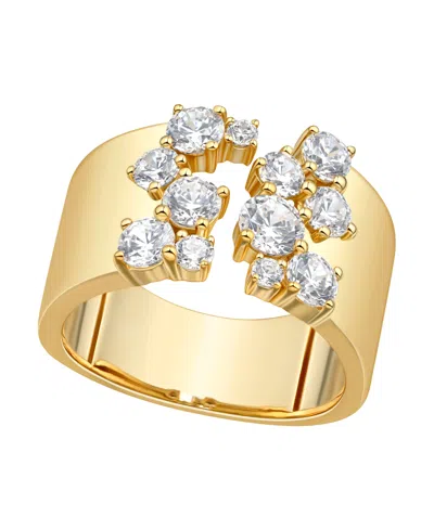 Grown With Love Lab-grown Diamond Ring (1 1/2 Ct. T.w.) In 14k Yellow Gold And White Gold