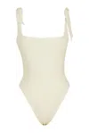 Growny Women's Mita Bodysuit White In White