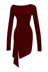 Growny Women's Red Amadora Dress Burgundy In Red