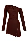 Growny Women's Sonia Dress Brown In Burgundy