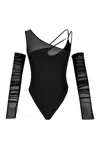 Growny Women's Vero Bodysuit Black In Black
