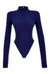 Growny Women's Volante Bodysuit Royal Blue In Blue