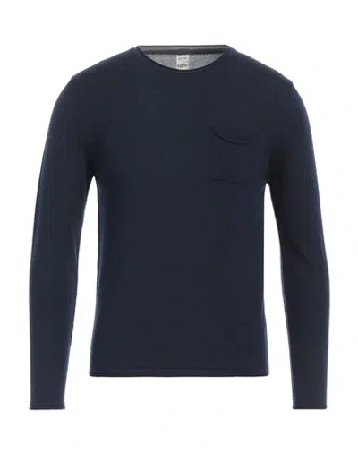 Grp Man Sweater Midnight Blue Size 36 Merino Wool