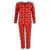Grumpy & Gorgeous Women's Taco Print Pajama Set In Red