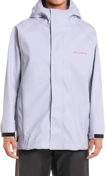 Grundens Neptune Jacket In Sky Grey In Purple