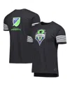 Grungy Gentleman Men's Charcoal Seattle Sounders Fc T-shirt In Charcoal