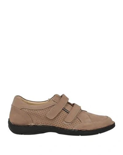 Grünland Man Sneakers Khaki Size 9 Leather In Sand