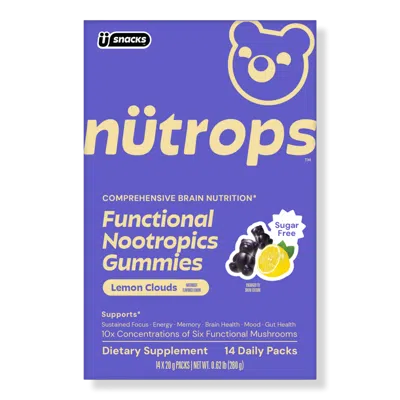 Gruns Sugar Free Functional Nootropics Mushroom Gummies Supplement In Transparent