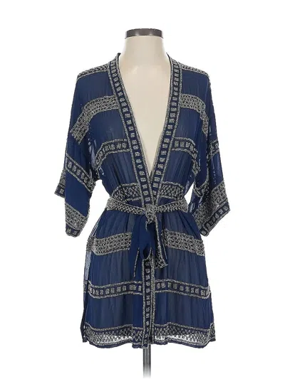 Pre-owned Gryphon New York Kimono In Blue