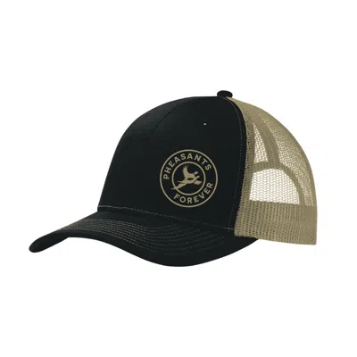Gsa Outdoors Adult  Pheasants Forever Circle Logo Snapback Hat In Black
