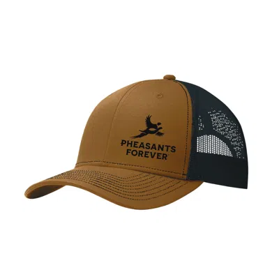 Gsa Outdoors Adult  Pheasants Forever Front Logo Snapback Hat In Brown