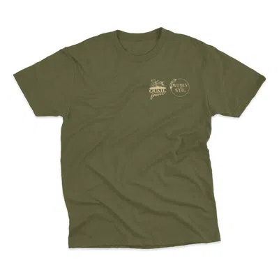 Gsa Outdoors Women's Quail Forever On The Wing T-shirt In Green