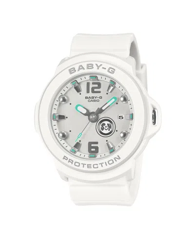 G-shock Baby-g Women's White Resin Analog Watch 42.4mm