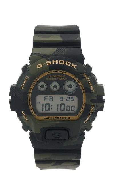G-shock Dw6900 Camo Series In Black