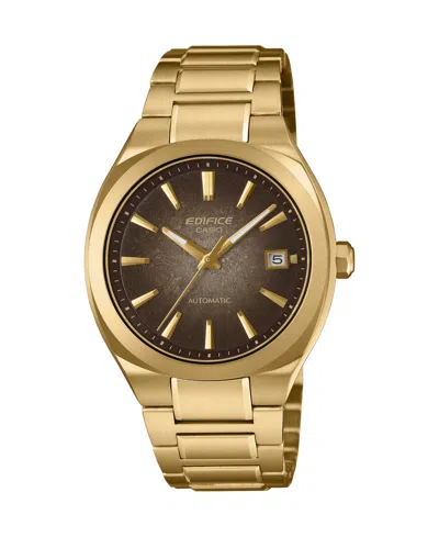 G-shock Edifice Men's Gold-tone Stainless Steel Automatic Watch 38mm