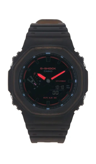 G-shock Ga2100 Smoke Series Watch In Brown