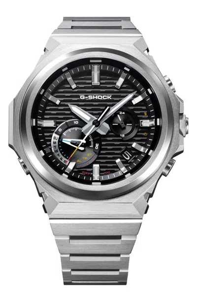 G-shock Gst-b1000d-2a Black Smartphone Linked Solar Bracelet Watch, 46.9mm X 44.2mm In White
