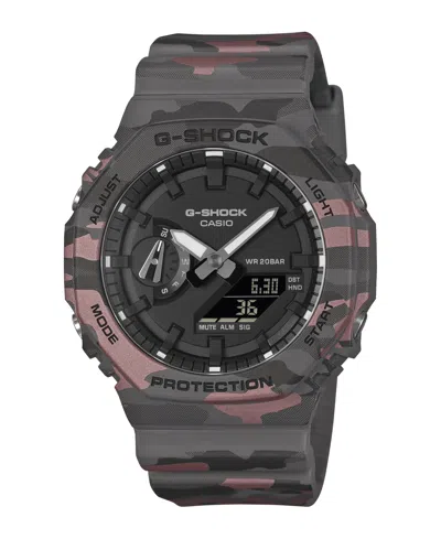G-shock Men's Analog Digital Grey Camo Resin Watch 45.4 Mm
