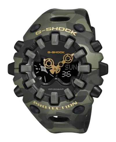G-shock Men's Black Camo Resin Watch 58.2mm In Green