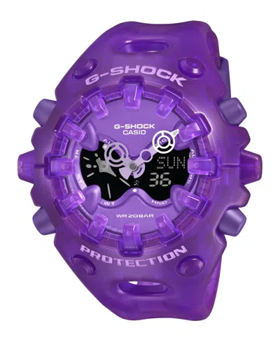 G-shock Men's Japanese Quartz Analog Digital Purple Resin Watch 58.2mm
