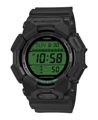 G-shock Men's Japanese Quartz Black Resin Watch, 51.9mm
