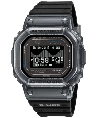 G-shock Men's Japanese Quartz Black Soft Urethane Watch, 51.1mm