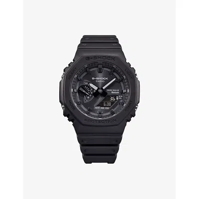 G-shock Mens Black Ga-b2100-1a1er Resin Quartz Watch 48.5mm