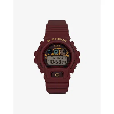 G-shock Mens Red Casio  X Syna 6900-series Resin Quartz Watch 53.2mm