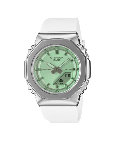 G-shock Unisex Analog-digital Resin Watch 40.5mm In Green