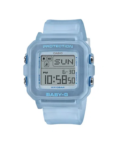 G-shock Women's Baby-g Blue Resin Watch 39mm