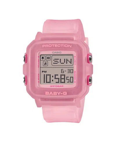 G-shock Women's Baby-g Pink Resin Watch 39mm