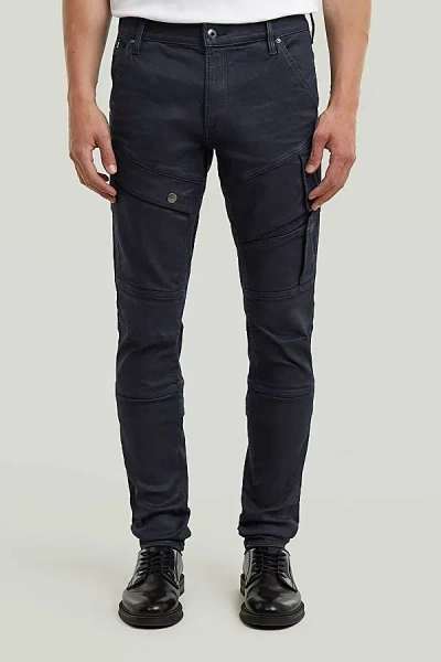 G-star Airblaze 3d Skinny Cargo Jean In Worn In Below Sea Level, Men's At Urban Outfitters In Black