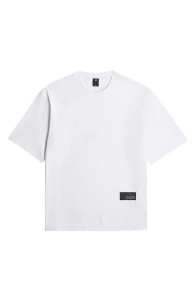 G-star Badge Boxy Organic Cotton T-shirt In White