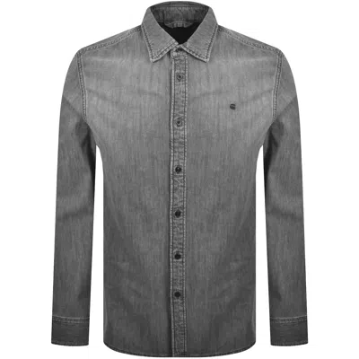 G-star Clean Long Sleeve Slim Fit Shirt Grey In Multi