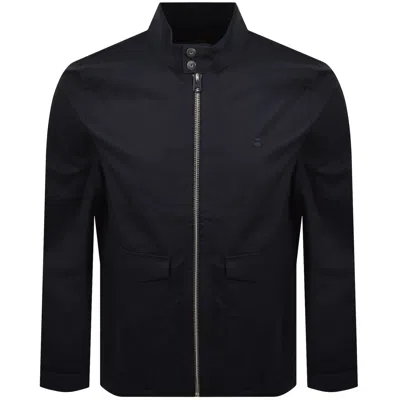 G-star Cotton Jacket Navy In Black