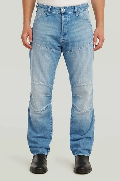 G-star Elwood Regular Jeans In Vintage Mayin, Men's At Urban Outfitters In Blue
