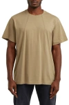 G-star Exposed Seam T-shirt In Brown
