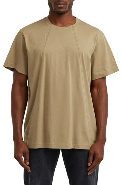 G-star Exposed Seam T-shirt In Brown