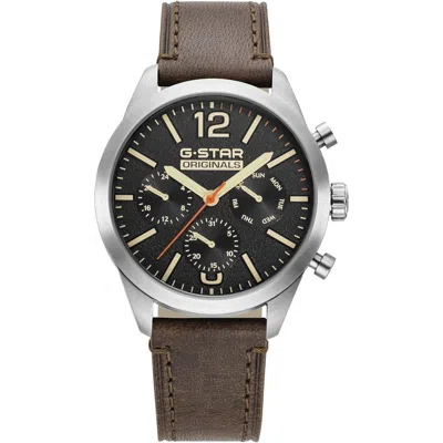 G-star G Star  Originals Chronograph In Brown
