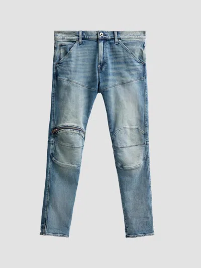 G-star Men's 5620 Elwood 3d Zip-knee Skinny Jeans In Vintage Cruiser