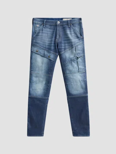 G-star Men's Airblaze 3d Coated Skinny Jeans In Coated Mid Blue
