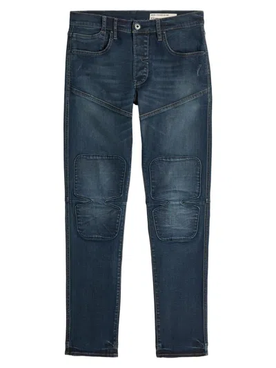 G-star Men's Anatomic Denim Biker 3d Patch Slim-fit Jeans In Blue