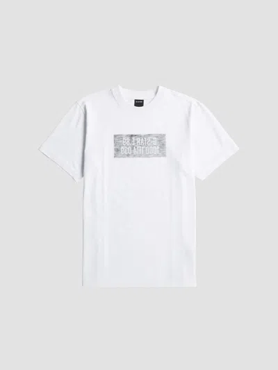 G-star Men's Faded Front Graphic T-shirt In White