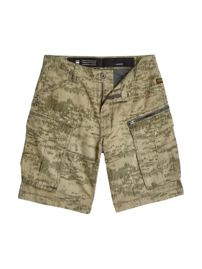 G-star Men's Rovic Camo Cargo Shorts In Green