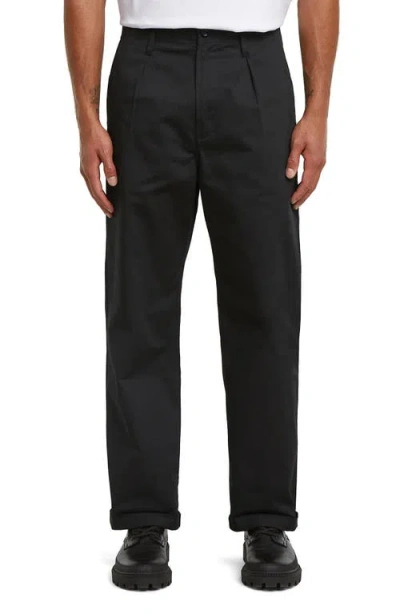 G-star Pleat Front Chinos In Black
