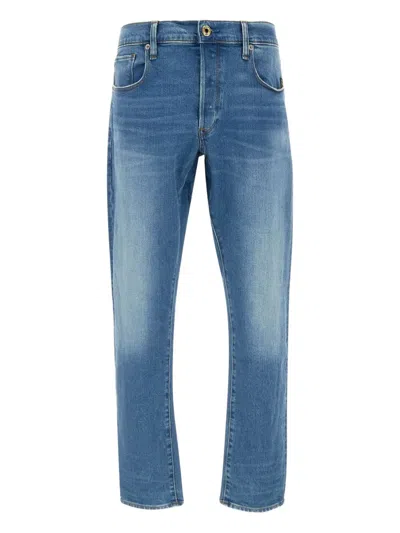 G-star Raw 3301 포켓 로고 진 In Blue