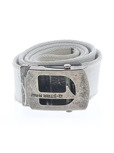 Pre-owned G-star Raw Belt In White