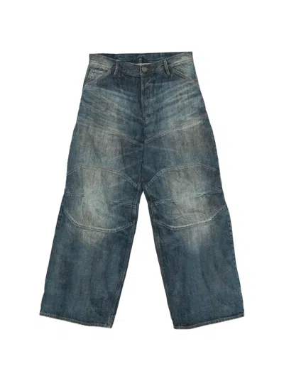 G-star Raw Biker Baggy Belt-loop Jeans In Blue